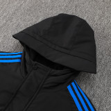 24/25 Argentina Black Hooded Cotton Coat (蓝标)帽棉衣
