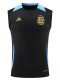 24/25  Argentina Black Tank top Training Shirts(黑色蓝肩）