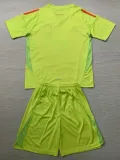 24/25  Germany Green Goalkeeper Kids Soccer Jersey