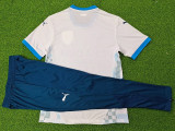 24/25 Marseille Home Player Version Soccer Jersey（Lake Blue pants）湖蓝裤