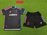 24/25  Algeria Black Player Version  Kids Soccer Jersey(A31)球员
