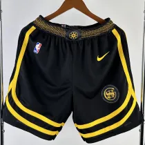 23/24 WARRIORS Black City Edition Top Quality NBA Pants