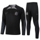 24/25  Corinthians Black Half Pull Tracksuit  (半拉链、B840)