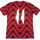2024 Palestine Red Retro Edition  Soccer Jersey(背带图）