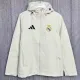 24/25 RMA White Hooded Windbreaker(Y013冲锋衣）