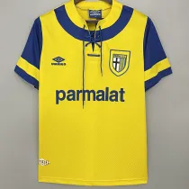 1993/1995 Parma Yellow Retro Soccer Jersey