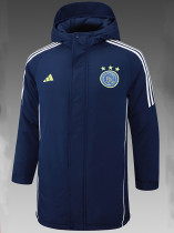 24/25 Ajax Royal Blue Hooded Cotton Coat 连帽棉衣
