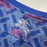 24 /25 CHE Flower Blue Joint Edition Fans Soccer Jersey