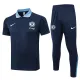 24/25 CHE Royal Blue Polo Collar Pants Set(C1113)