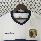24/25 Ecuador White  Fans Soccer Jersey