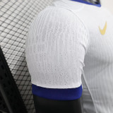 25/26 BAR White  Player Version Soccer Jersey(大胸花）