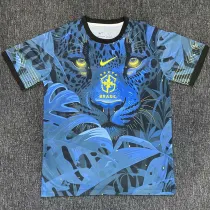 24/25 Brazil Blue Tiger Head Special Edition  Fans Soccer Jersey