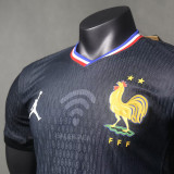 24/25 France Black Co Branded Edition  Player Version Soccer Jersey