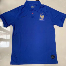 France 100th Anniversary Edition Blue Retro Soccer Jersey