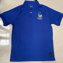 France 100th Anniversary Edition Blue Retro Soccer Jersey