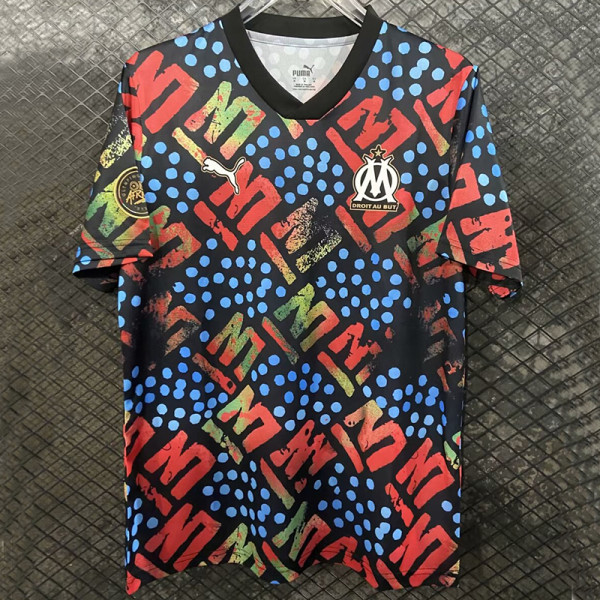 24/25 Marseille Colored 13  training short sleeve （彩色13）