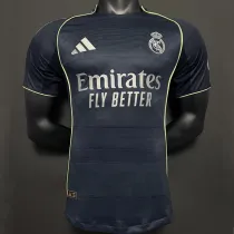 25/26 RMA Away Long Sleeve  Player Version Soccer Jersey