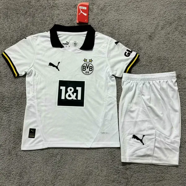24/25  Dortmund Third Kids Soccer Jersey