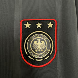 2010 Germany Black Retro Soccer Jersey