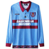 1995/1997 West Ham Away Long Sleeve Retro Soccer Jersey （西汉姆客长袖)