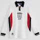 1998 England Home Long Sleeve Retro Soccer Jersey(长袖）
