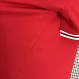 1980/1982 England Away Red Retro Soccer Jersey