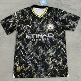 24/25 Man City Black and Yellow  Special Edition Fans Soccer Jersey