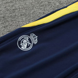 24/25 RMA Sapphire Blue Player version  Half Pull Tracksuit  (球员版、半拉链)