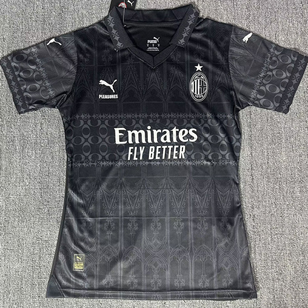 24/25 ACM Black  Co Branded version women  Soccer Jersey (女)