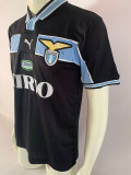 1998/2000 Lazio Black Retro Soccer Jersey(带章）