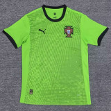 25/26 Portugal Green Goalkeeper Fans Soccer Jersey