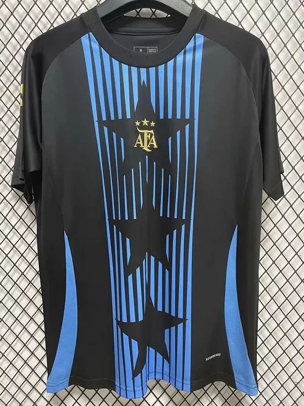2024 Argentina  Black Pre Match Training Shirt