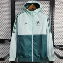 24/25 Mexico Green Hooded Windbreaker