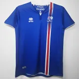 20106/2017 Iceland Home Retro Soccer Jersey