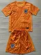 2024 England Orange  Goalkeeper  Kids Soccer Jersey