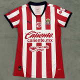 24/25 Chivas Home  Women Soccer Jersey（女）