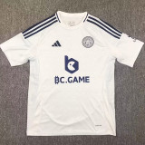 24/25 Leicester City Third Fans Soccer Jersey (BC.GAME广告)