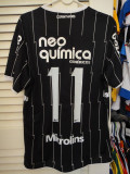 2011/2012 Corinthians Black Retro Soccer Jersey