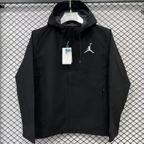 24/25 F702 Jordan Black Single Layer Windbreaker (连帽冲锋衣）