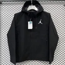 24/25 F702 Jordan Black Single Layer Windbreaker (连帽冲锋衣）
