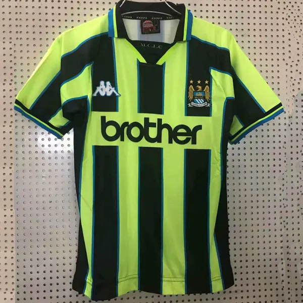 1998/1999 Man City Away Retro Soccer Jersey