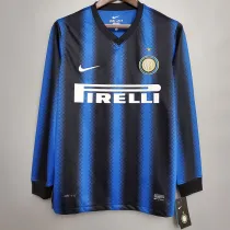 2010/2011 INT Home Long Sleeve Retro Soccer Jersey