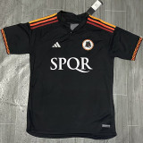 23/24 Roma Third Fans Soccer Jersey (Print SPQR)