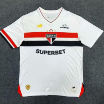 25/26 Sao Paulo  Home Fans Soccer Jersey(胸前SUPERBET)