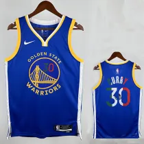 WARRIORS MEXICO #30 Blue Edition Top Quality Hot Pressing NBA Jersey (V领）