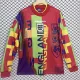 1996 England Red Goalkeeper Long Sleeve  Retro Soccer Jersey(长袖）