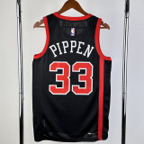23/24 BULLS PIPPPEN #33 Black City Edition Top Quality Hot Pressing NBA Jersey