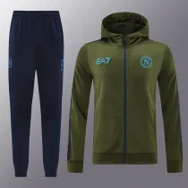 24/25  Napoli Green  Hooded Jacket Tracksuit#01