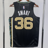 22/23 Grizzlies SMART #36 Black City Edition Top Quality Hot Pressing NBA Jersey