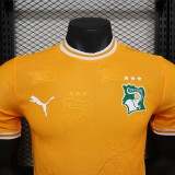 24/25 Cote d'Ivoire Orange Special Edition Player Version Soccer Jersey